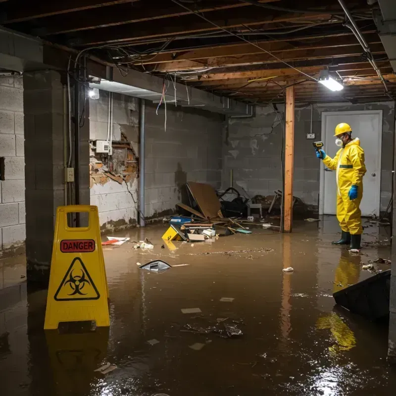 Flooded Basement Electrical Hazard in Corte Madera, CA Property